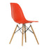 Cadeira Eames em Plástico DSW / Base maple